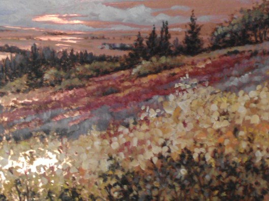 Photo 3Trans Canada Trail E In Cypress Hills SK oil on copper 8in x 10in N.Jacquin copyright 2012